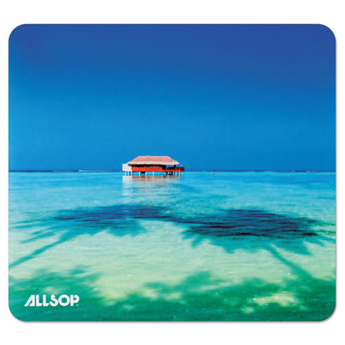 Allsop Naturesmart Mouse Pad, Tropical Maldives, 8 1/2 x 8 x 1/10