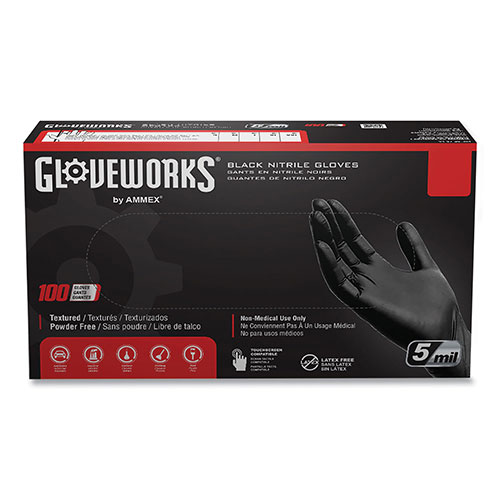 Ammex Gloveworks® Industrial Nitrile Gloves