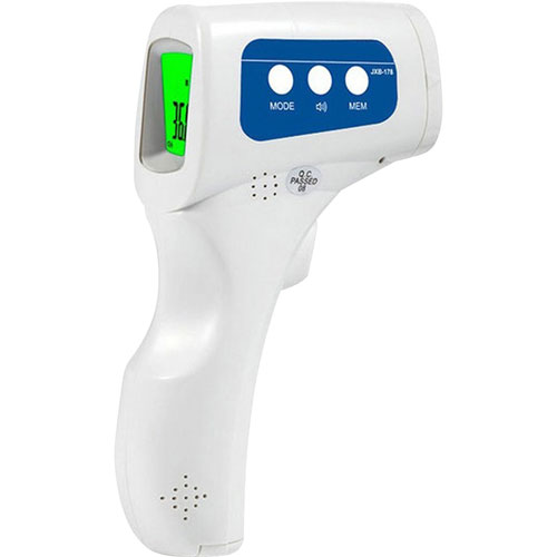 Amodex Non-Contact Infrared Thermometer, White
