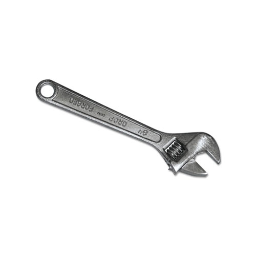 Anchor Adjustable Wrench, 6 in L, 15/16 in Opening, Chrome Plated