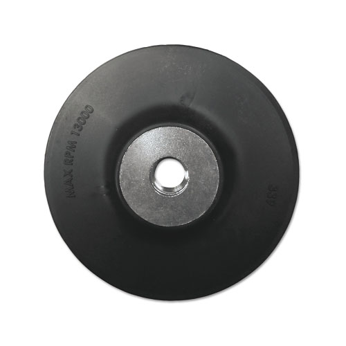 Anchor Backing Pad for Resin Fiber Sanding Disc, 5 in X 5/8 in - 11, Medium