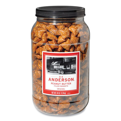 Anderson Peanut Butter Filled Pretzel Nuggets, 44 oz Canister