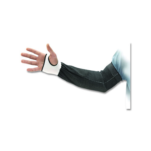 Ansell HyFlex® INTERCEPT™ Cut-Resistant Sleeves, 18 in Long, Wide, Black