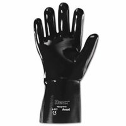 Ansell Neox Neoprene Gloves, Black, Smooth, Size 10