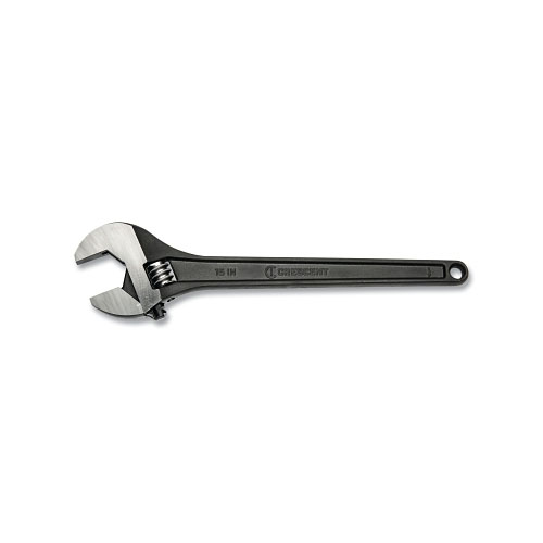 Apex Black Oxide Adjustable Tapered Handle Wrench, 15 in L, 1.688 in Jaw Opening