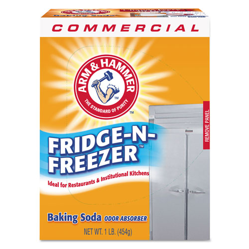 Arm & Hammer® Fridge-N-Freezer Pack Baking Soda, Unscented, Powder, 16 oz., 12/Carton