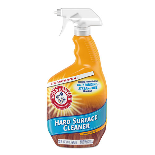 Arm & Hammer® Hard Surface Cleaner, Orange Scent, 32 oz Trigger Spray Bottle, 6/CT