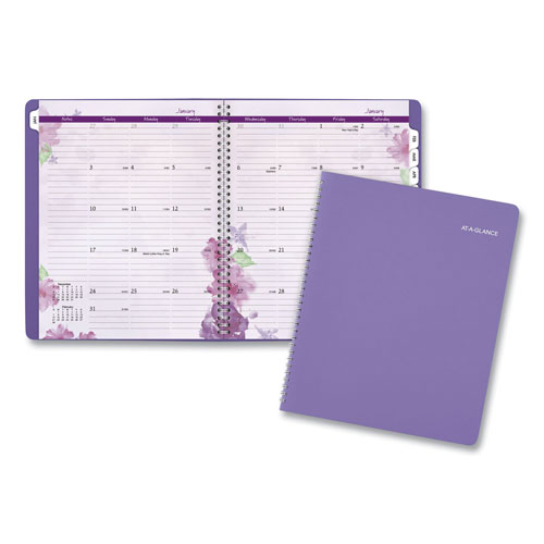 At-A-Glance Beautiful Day Monthly Planner, 11 x 8.5, Purple, 2021