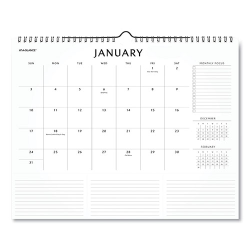 At-A-Glance Elevation Wall Calendar, Elevation Focus Formatting, 15 x 12, White Sheets, 12-Month (Jan to Dec): 2023