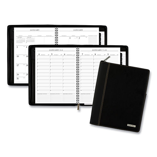At-A-Glance Executive Weekly Vertical-Column Appointment Book, Telephone/Address Section, 11 x 8.25, Black, 12-Month (Jan-Dec): 2023