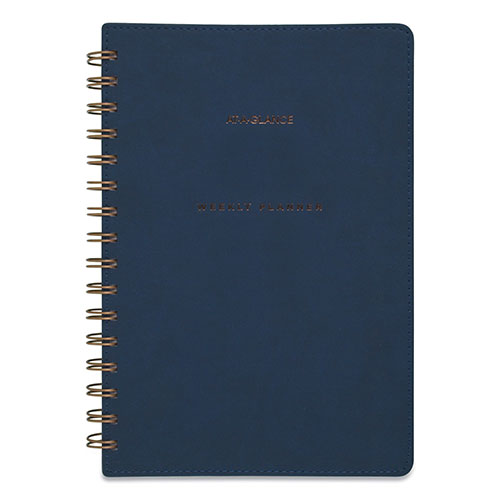 At-A-Glance Signature Collection Firenze Navy Weekly/Monthly Planner, 8.5 x 5.5, Navy Cover, 13-Month (Jan to Jan): 2023 to 2024