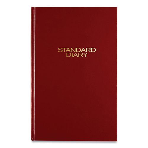 At-A-Glance Standard Diary Daily Diary, 2024 Edition, Wide/Legal Rule, Red Cover, (200) 12 x 7.75 Sheets