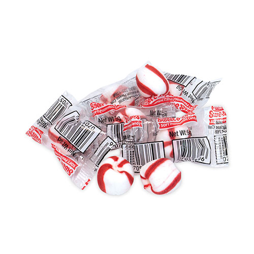 Atomic FireBall® Bobs Sweet Stripes Soft Candy, Peppermint, 28 oz Tub