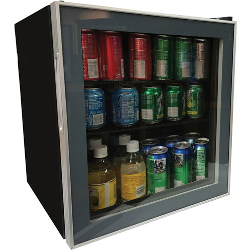 Avanti Products Refrigerator, 1.6 Cubic Feet, 18-1/4"Wx17-1/4"Lx20"H, Black