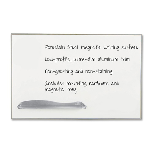 Balt Porcelain Magnetic Dry Erase, 4' x 6', Aluminum Frame