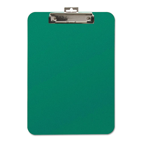 Baumgarten's Unbreakable Recycled Clipboard, 1/4" Capacity, 9 x 12 1/2, Green