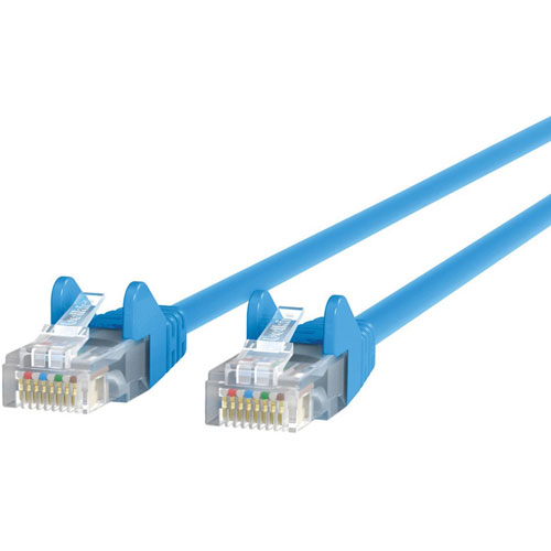 Belkin RJ45 M/M CAT6 6' Ethernet Patch Cable, 6 ft Category 6, Blue