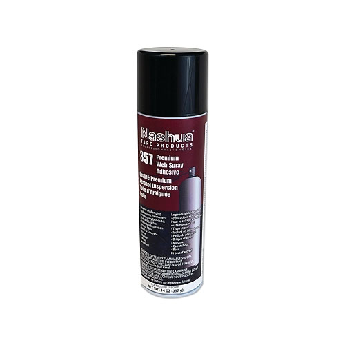 Berry Global 357 Premium Web Spray Adhesive, 19.6 fl oz, Aerosol Can, Water White
