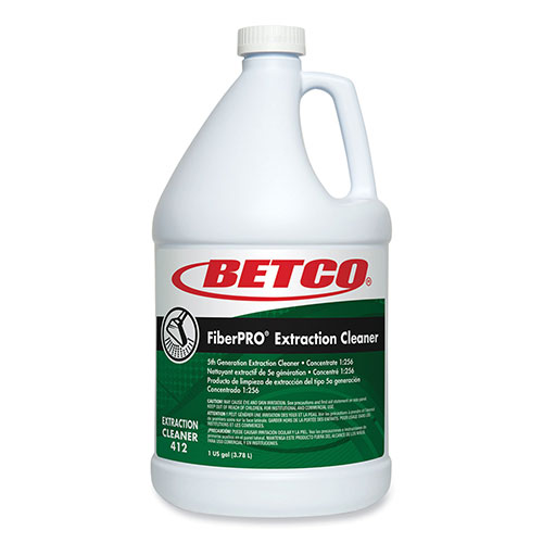Betco FiberPRO Extraction Cleaner, Pleasant Scent, 1 gal Bottle, 4/Carton