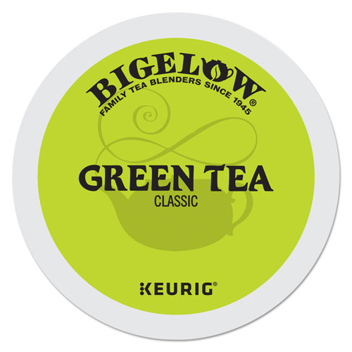 Bigelow Tea Company Green Tea K-Cup Pack, 24/Box, 4 Box/Carton