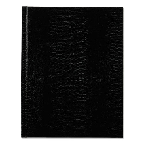 Blueline Executive Notebook, 1-Subject, Medium/College Rule, Black Cover, (150) 9.25 x 7.25 Sheets