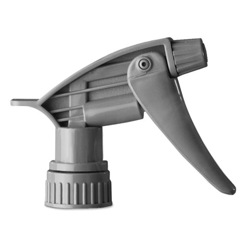 Boardwalk Chemical-Resistant Trigger Sprayer 320CR for 16 oz Bottles, Gray, 7 1/4"Tube, 24/Carton
