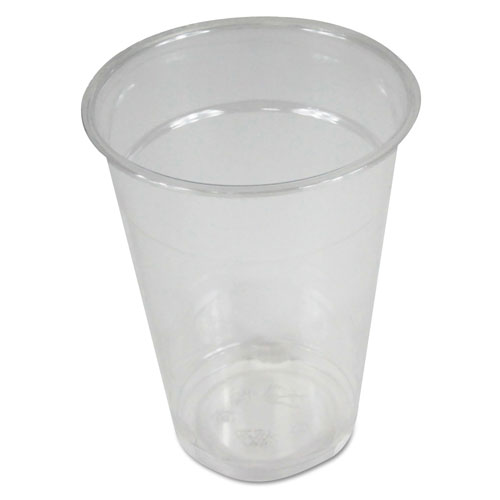 Boardwalk Clear Plastic Cold Cups, 9 oz, PET, 20 Cups/Sleeve, 50 Sleeves/Carton