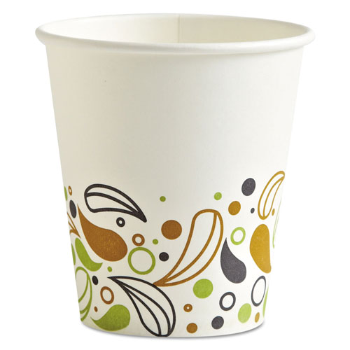 Boardwalk Deerfield Printed Paper Hot Cups, 10 oz, 20 Cups/Sleeve, 50 Sleeves/Carton