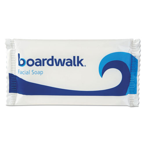 Boardwalk Face and Body Soap, Flow Wrapped, Floral Fragrance, # 1/2 Bar, 1000/Carton