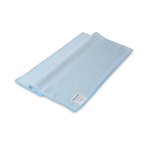 Boardwalk Microfiber Cleaning Cloths, 16 x 16, Blue, 24/Pack