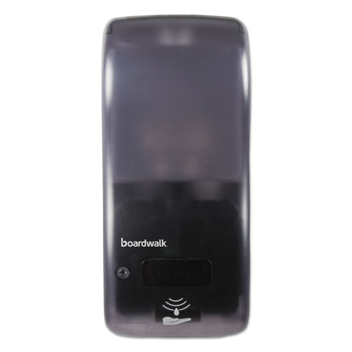 Boardwalk Rely Hybrid Foam Soap Dispenser, 900 mL, 5.25" x 4" x 12", Black Pearl