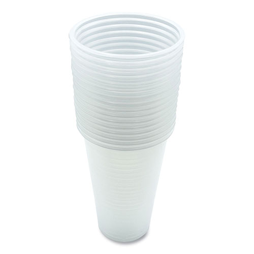 Boardwalk Translucent Plastic Cold Cups, 12oz, 1000/Carton