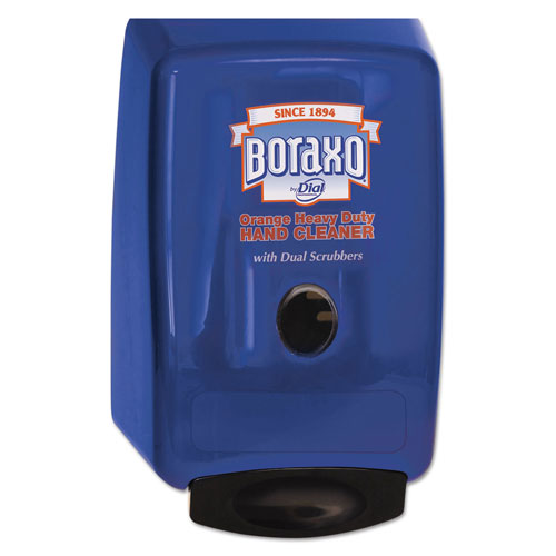Boraxo by Dial 2L Dispenser for Heavy Duty Hand Cleaner, 10.49" x 4.98" x 6.75", Blue