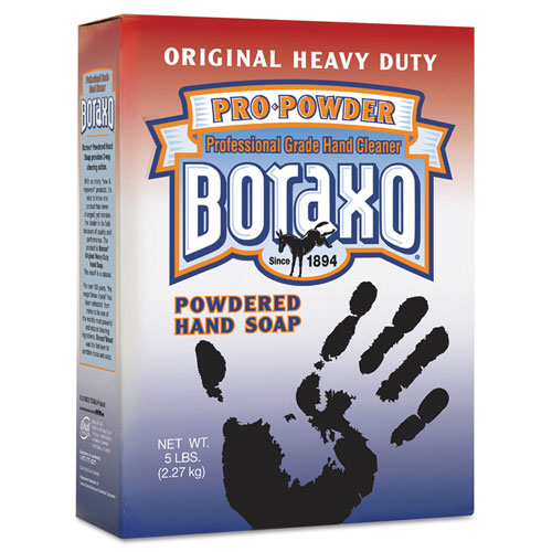 Boraxo by Dial Original Powdered Hand Soap, Unscented Powder, 5lb Box