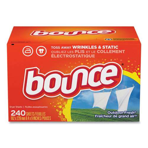 Bounce Fabric Softener Sheets, Outdoor Fresh, 240 Sheets/Box