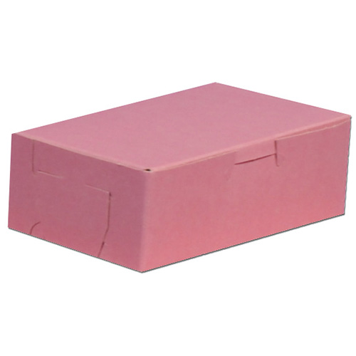 BOXit Pink Bakery Box, 14" x 10" x 4"