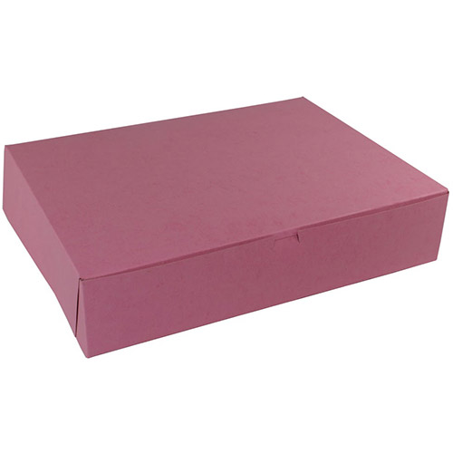 BOXit Pink Bakery Box, 19" x 14" x 4"