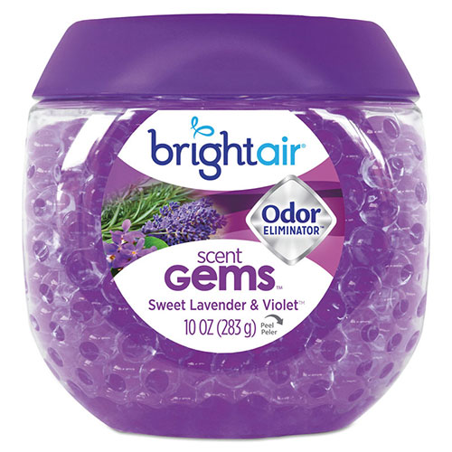 Bright Air Scent Gems Odor Eliminator, Sweet Lavender & Violet, 10 oz