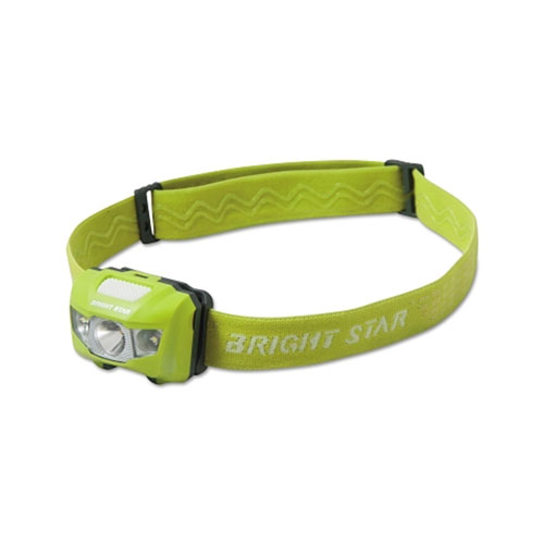Brightstar VISION LED Headlamp, 3 AAA, 185 Lumens, Hi-Vis Green