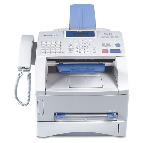 Brother IntelliLaser Fax Machine 4750e, Laser Fax Machine & Monochrome Copier, , Printing (up To): 15 Ppm, Plain Paper