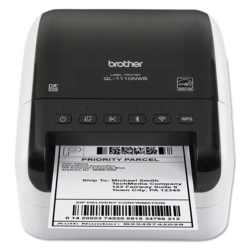 Brother QL1110NWB Wide Format Professional Label Printer with Multiple Connectivity Options