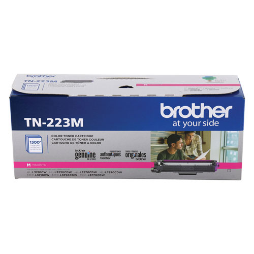 Brother TN223M Toner, 1300 Page-Yield, Magenta