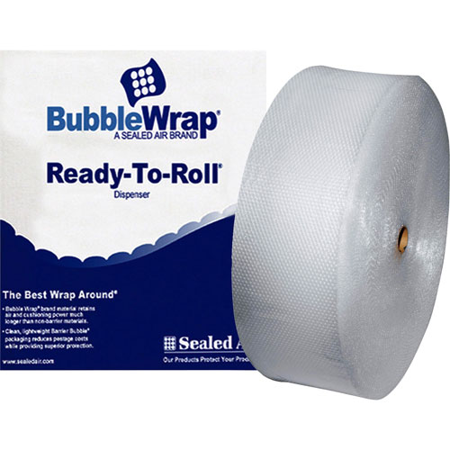Bubble Wrap® Cushioning Material, 12" x 250' Roll, 3/16" Bubble