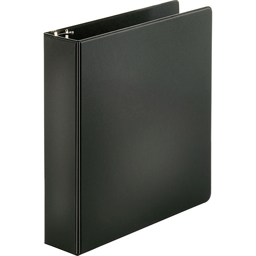 Business Source 35% Recycled D-Ring Binder, 2" Capacity, Black