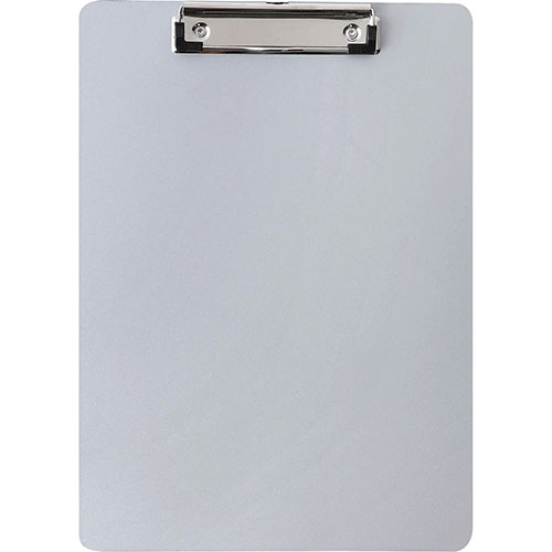 Business Source Clipboard, 1/2" Safety Clip, Plastic, 12-2/5"x8-9/10"x1/10"