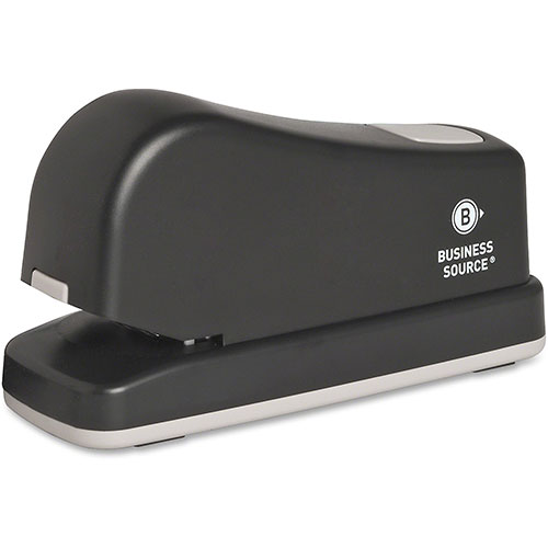 Business Source Electric Stapler, 16 Sheet Capacity, Putty