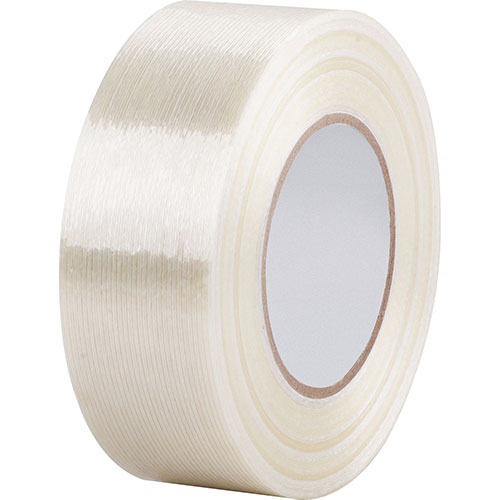 Business Source Filament Tape Roll, Heavy-duty, 3" Core, 2"x60 Yards, White