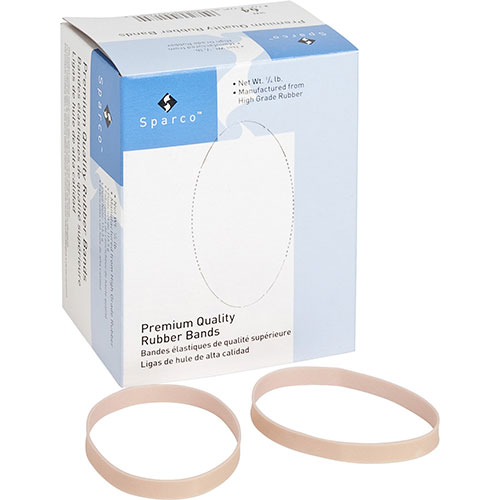 Business Source Premium Quality Rubber Bands, Approx. 106/BX, Size 64,3-1/2"x1/4"