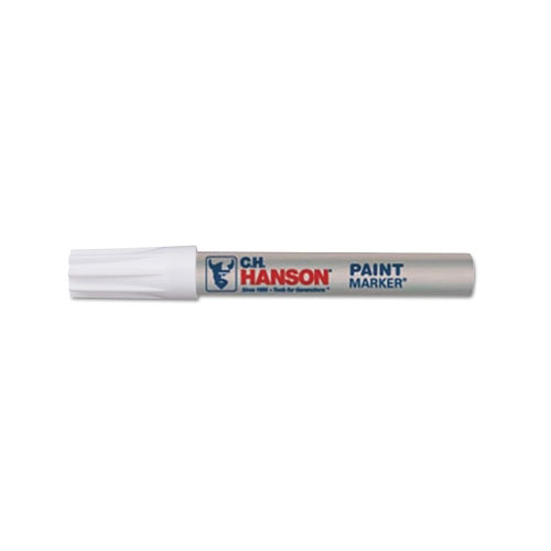 C.H. Hanson Paint Markers, 1/2 in, White