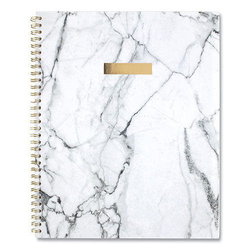 Cambridge Bianca Weekly/Monthly Planner, 11 x 8.5, Gray Marbled, 2021